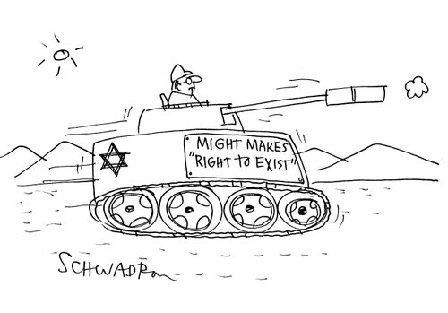 Might Makes 'Right To Exist'.