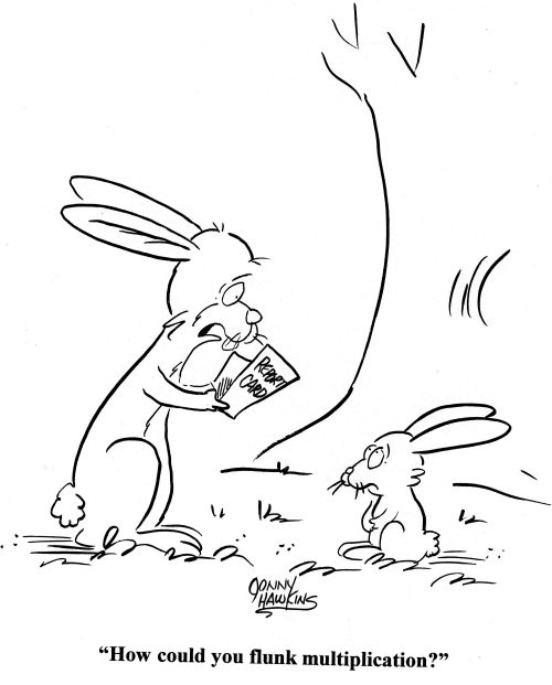'How could you flunk multiplication?'