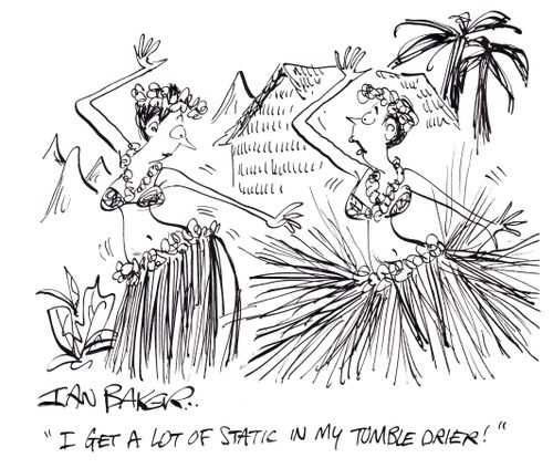 'I get a lot of static in my tumble drier!'