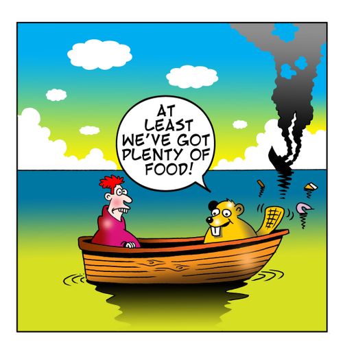 At least we've got plenty of food.