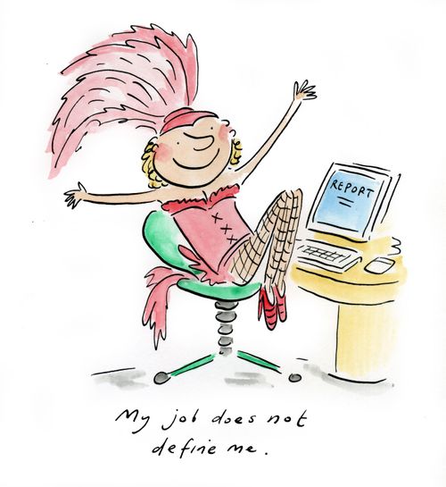 My job does not define me.