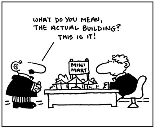 'What do you mean actual building? This is it.'