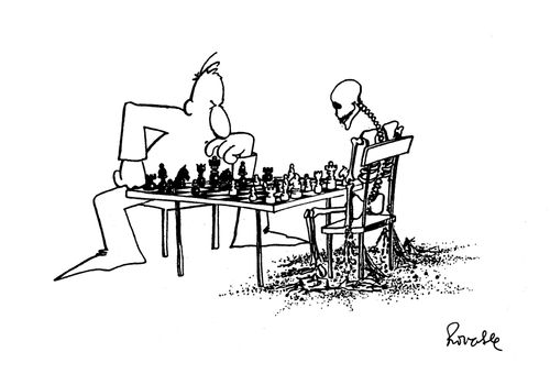 Chess - Player takes an eternity to make his move.