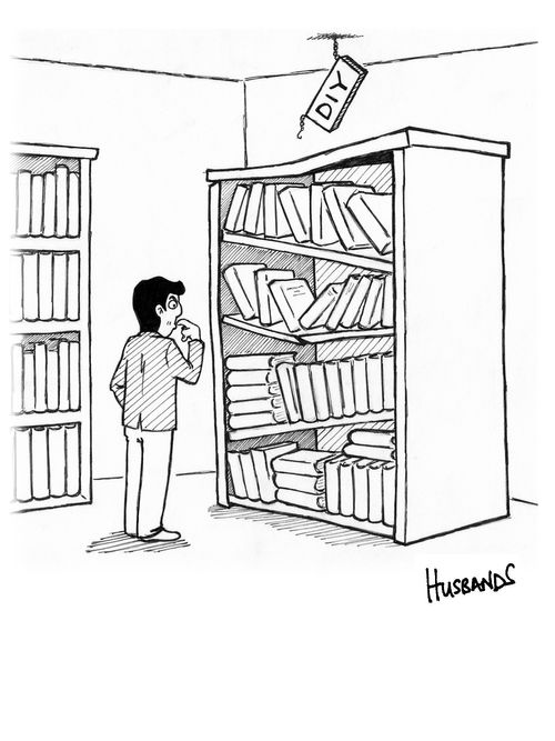 Diy section in library