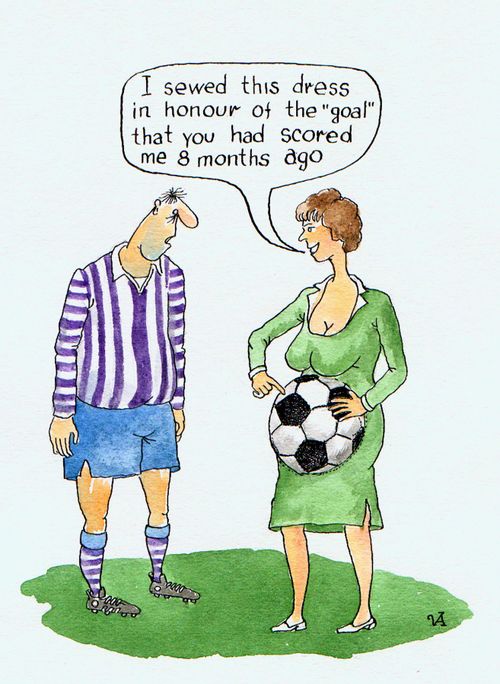 Pregnant footballer's wife.