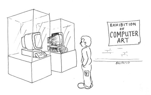 Exhibition of computer art