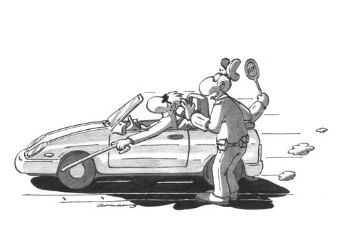 Blind driver.