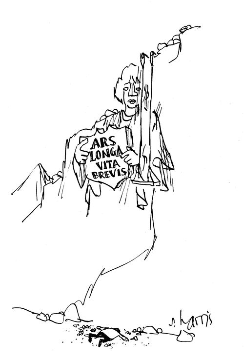 Ars longa, vita brevis (Art is long, life is short).