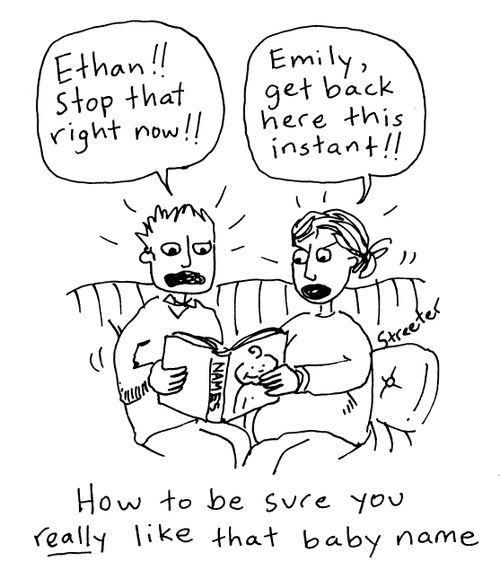 How to be sure you really like that baby name.