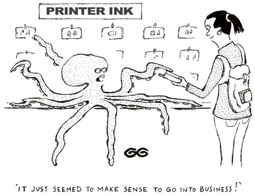 "It just seemed to make sense to go into business!"