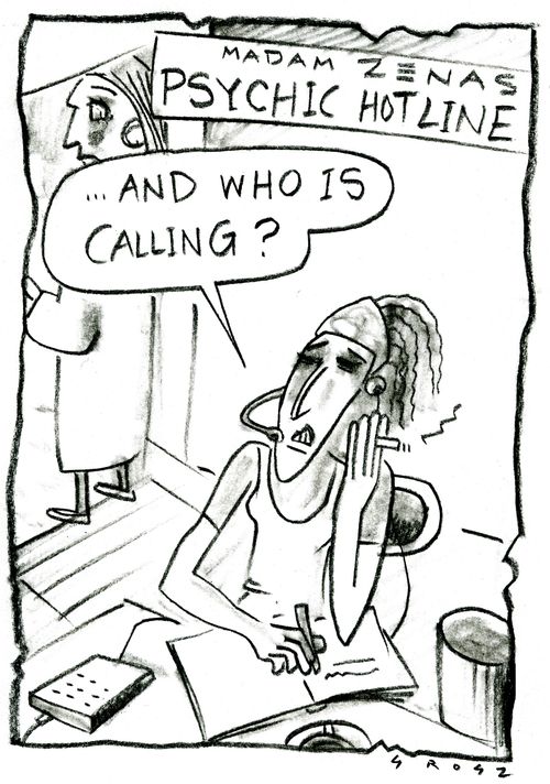 Madam Zenas Psychic Hotline.