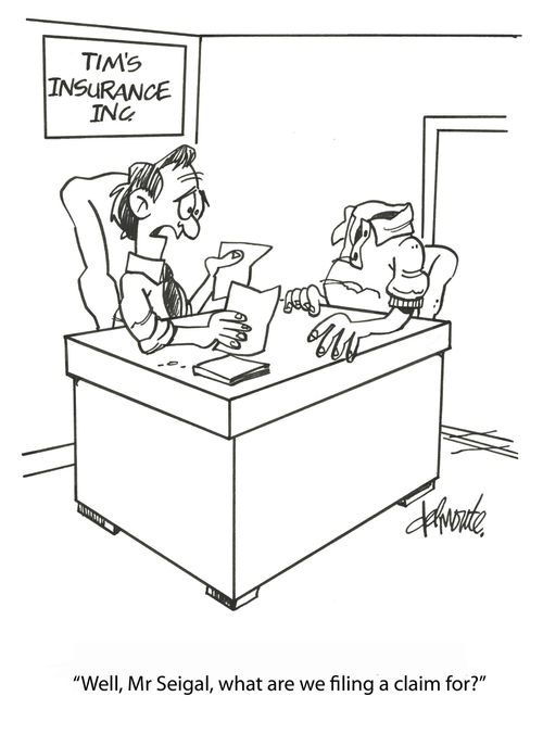 'Well, Mr. Seigal, what are we filing a claim for?'