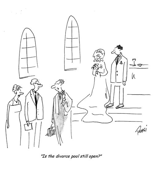 'Is the divorce pool still open?'
