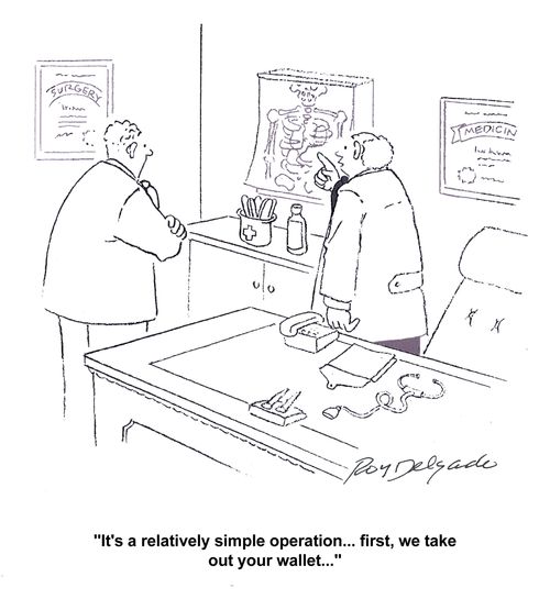 'It's a relatively simple operation...first, we take out your wallet...'