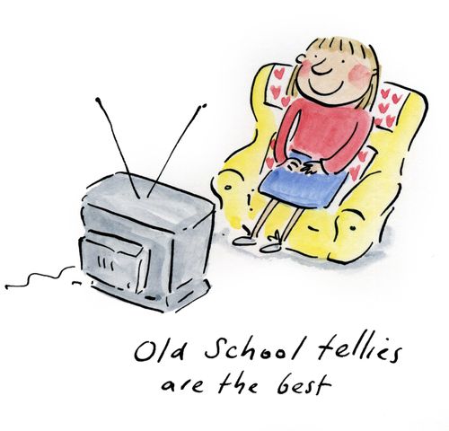 Old school tellies are the best.
