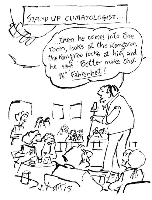 'Stand-up climatologist...'
