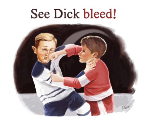 See Dick bleed!
