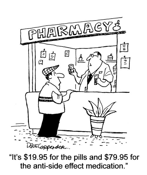'It's $19.95 for the pills and $79.95 for the anti-side effect medication.'