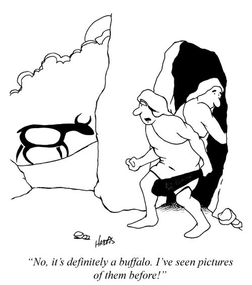 'No, it's definitely a buffalo. I've seen pictures of them before!'