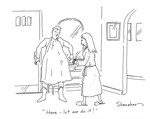 'Here - let me do it!'