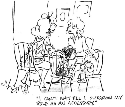 'I can't wait till I outgrow my role as an accessory.'
