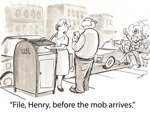 File, Henry, before the mob arrives.