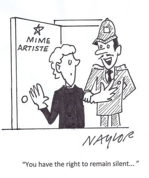 'You have the right to remain silent. . .'