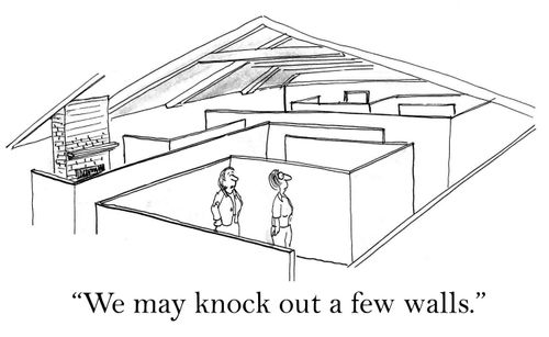 'We may knock out a few walls.'