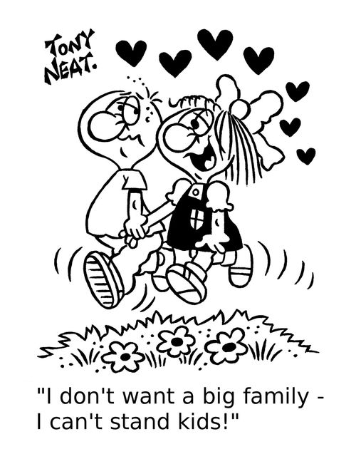 'I don't want a big family - I can't stand kids!'