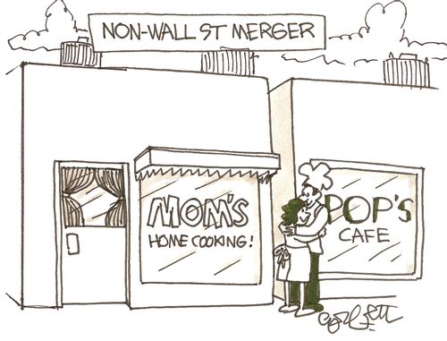 Non-wall St merger: Mom's Home Cooking...Pop's Cafe!