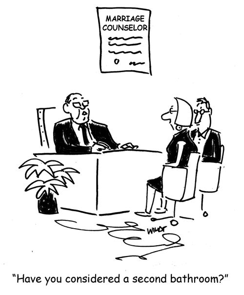 'Have you considered a second bathroom?'