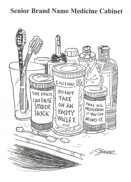 Senior Brand Name Medicine Cabinet