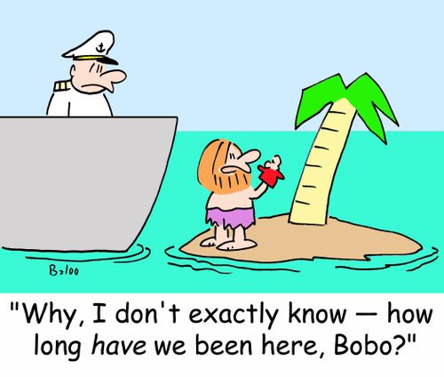'Why, I don't exactly know -- how long HAVE we been here, Bobo?'