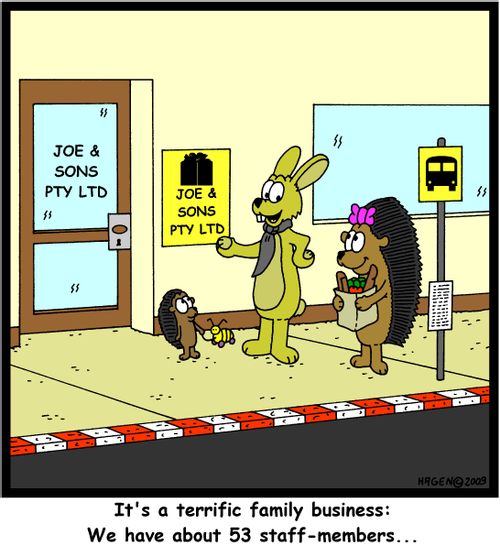 'It's a terrific family business: We have about 53 staff-members...'