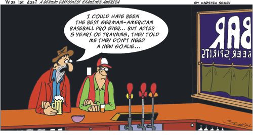 Was ist das - Baseball Goalie.