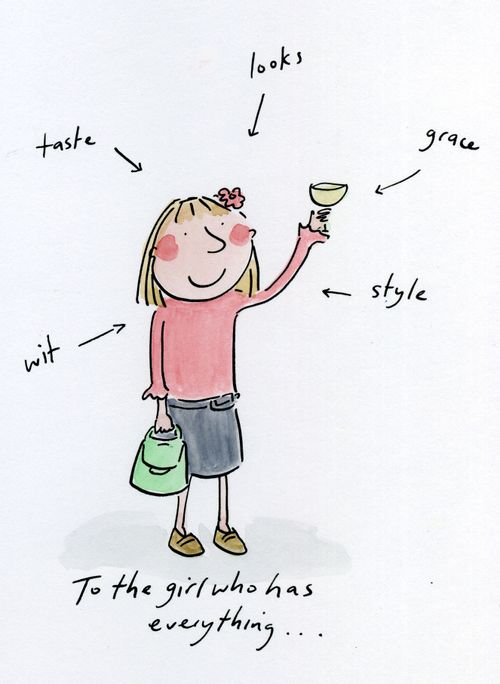 The girl who has everything...