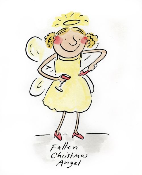Fallen Christmas Angel