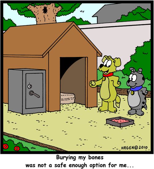 'Burying my bones was not safe enough option for me...'