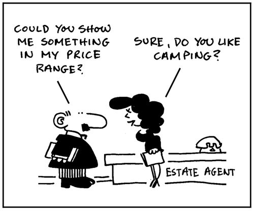 'Could you show me something in my price range.'