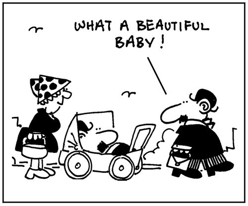 'What a beautiful baby.'