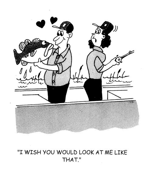'I wish you would look at me like that.'