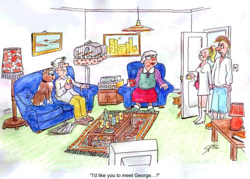 'I'd like you to meet George...!'