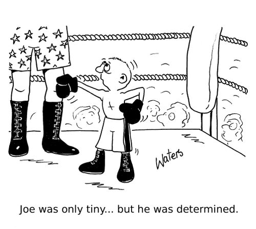 Joe was only tiny... but he was determined.