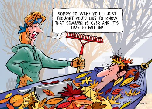 'Summer's over and it's time to fall in!'