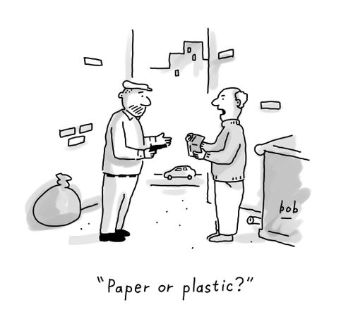 Paper or plastic?