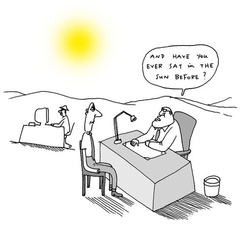 'And have you ever sat in the sun before?'