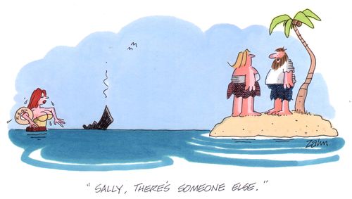 'Sally, there's someone else.'