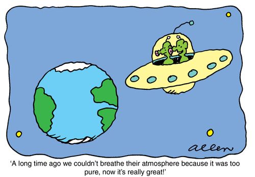 'A long time ago we couldn't breathe their atmosphere..now it's really great!'