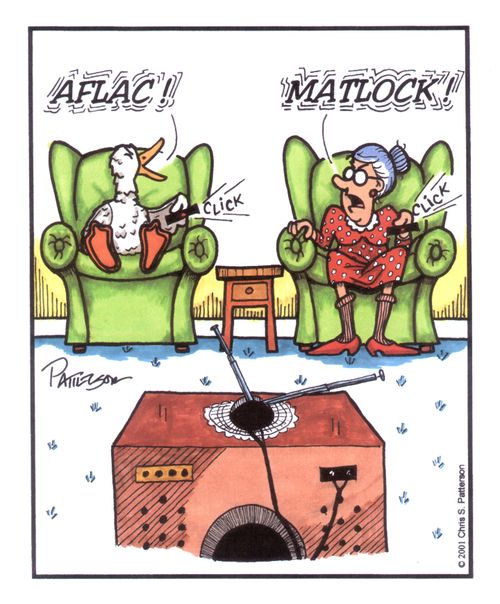 Aflac Fan and Matlock Fan Argue