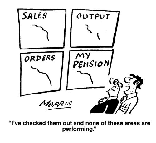 Sales, output, orders, my pension - "I've checked them out and none of these areas are performing"